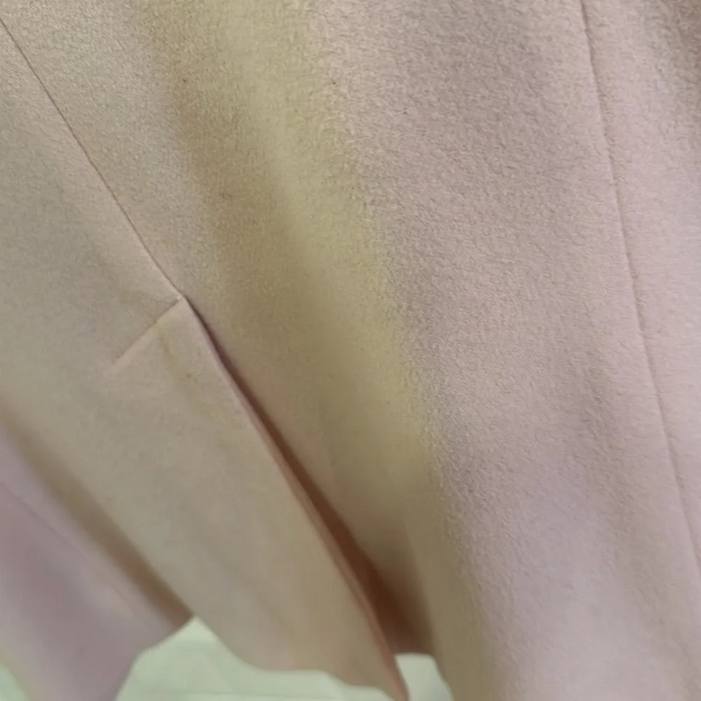 Louden Made in Canada Pink Wool & Cashmere jacket One button front Size 12 - Picture 9 of 10